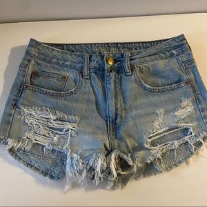 AE HI-RISE FESTIVAL CUTOFF SHORTS